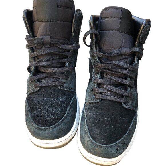 RARE 2016 Nike Air Jordan 1 Retro High Heiress Black Suede Size 6 - Picture 8 of 16